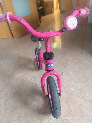 Bicicleta infantil Chicco rosa