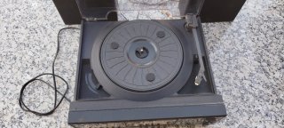 Tocadiscos con Cassette y Altavoces