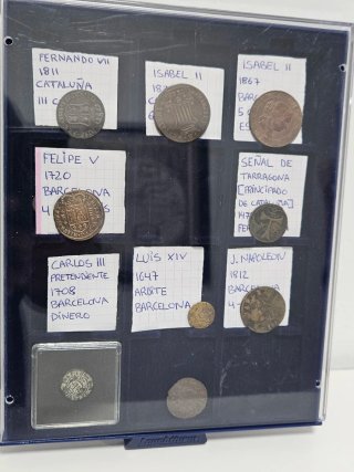 Lote monedas antiguas catalanas