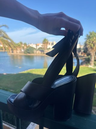 Zapatos de tacón plataforma Diesel negros