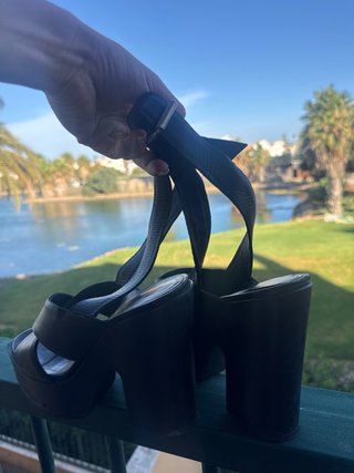 Zapatos de tacón plataforma Diesel negros