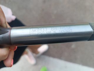Macho de máquina recto de M33