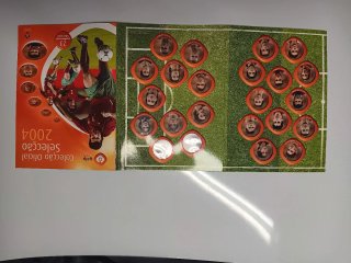 Caderneta Euro 2004 Seleção Oficial (Vintage)