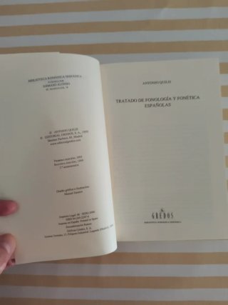 Tratado fonologia y fonetica españolas