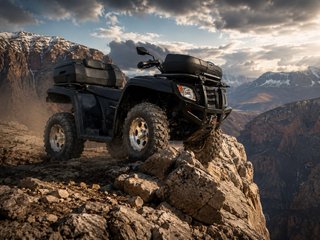 Quad Hisun 500 4x4 Negro