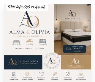 Colchones, canapés y cabeceros Alma & Olivia