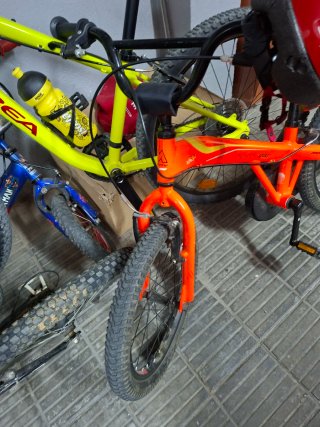 Bicicleta Monty Infantil Naranja