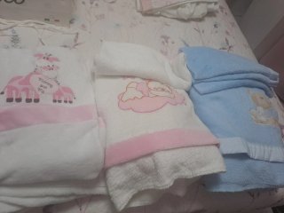 Lote Ropa de Cuna Ositos Rosa