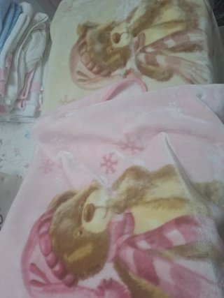 Lote Ropa de Cuna Ositos Rosa