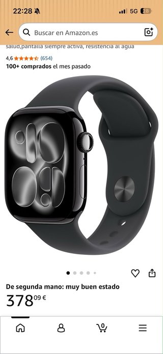 Apple Watch Series 11 42mm Negro