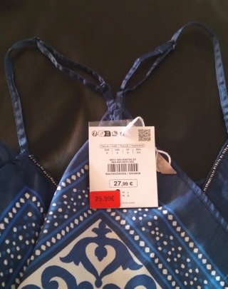 Vestido pañuelo sin estrenar talla única