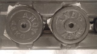 Set de pesas ANDY 50 kg