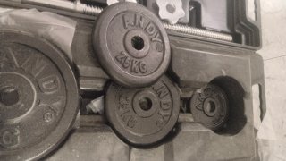Set de pesas ANDY 50 kg