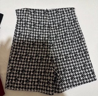Pantalón corto vestir pata de gallo