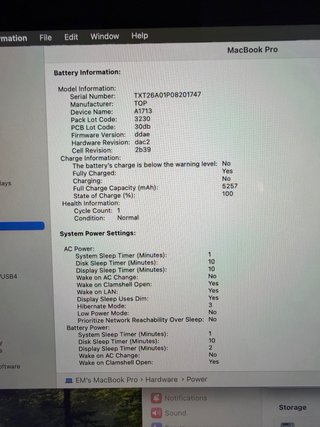 MacBook Pro 13” 2019 i5 8GB RAM 128GB SSD