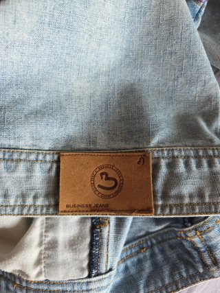 Chaqueta tejana vaquera azul