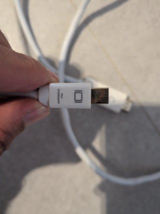 Cable HDMI a Mini DisplayPort Blanco