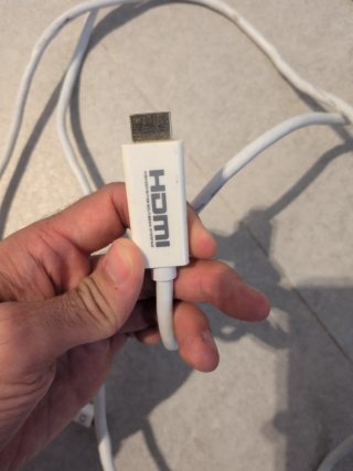 Cable HDMI a Mini DisplayPort Blanco