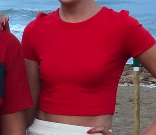 Top rojo Zara