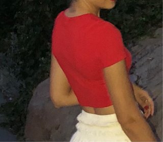 Top rojo Zara