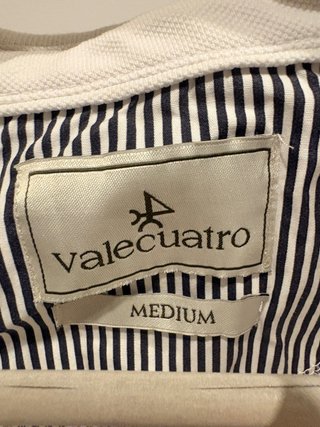 Polo Valecuatro Blanco Talla M