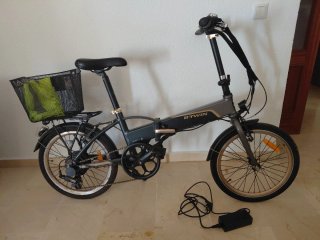Bicicleta Eléctrica Btwin Plegable