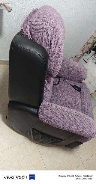 Sillón relax eléctrico tela  labable