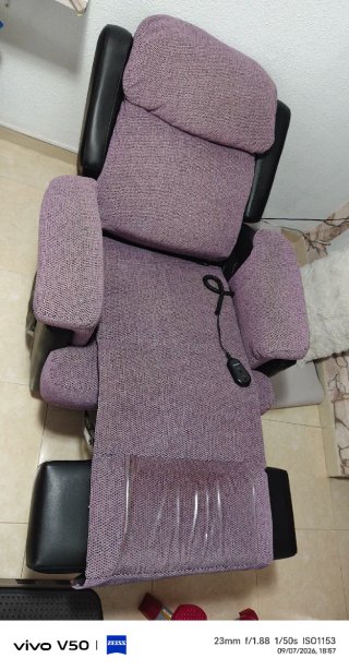 Sillón relax eléctrico tela  labable