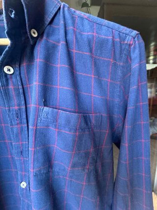 Camisa Decenio Mediterraneo azul cuadros M