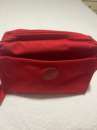 Bolso de lona rojo