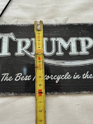 Chapa Decorativa Triumph The Best Motorcycle