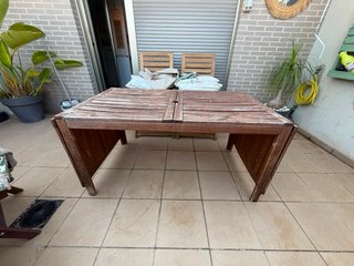 Mesa de madera exterior Ikea