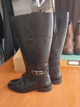 Botas de cuero negras Bryan Stepwise