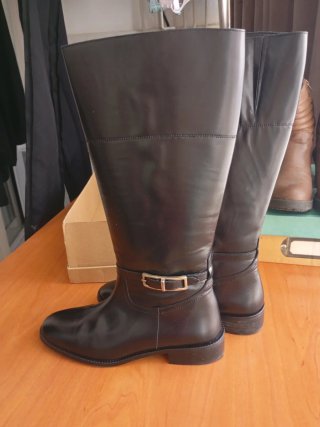 Botas de cuero negras Bryan Stepwise