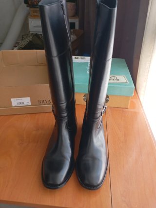 Botas de cuero negras Bryan Stepwise