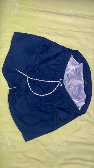 Bañador azul con cordón