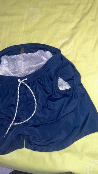 Bañador azul con cordón