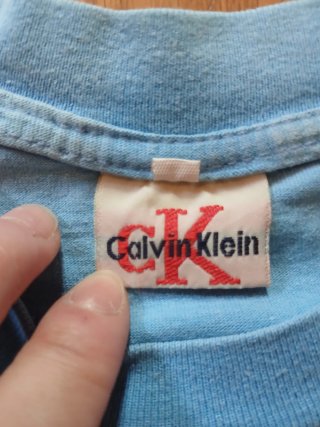 T-shirt Calvin Klein Azzurra Uomo