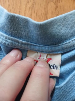 T-shirt Calvin Klein Azzurra Uomo