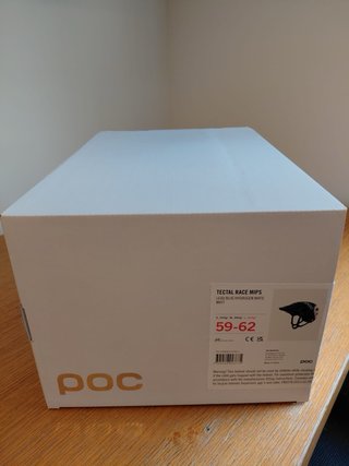 Casco POC Azul y Blanco