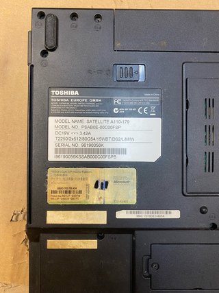 Ordenador Portátil Toshiba Satellite