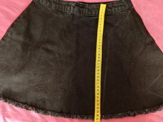 Minifalda vaquera negra