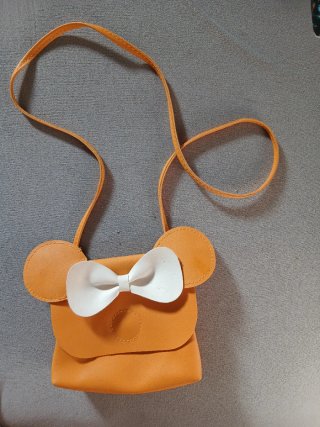 Bolso Minnie Disney Naranja y Blanco
