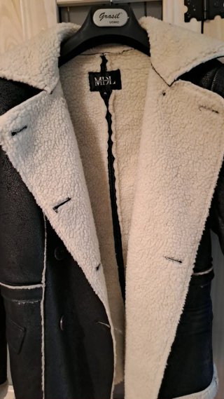Chaquetón piel y borreguito Grasil