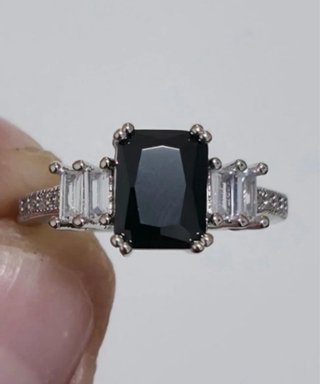 Lote de Anillos de plata con circonita
