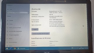 Portátil Acer Aspire 5738ZG