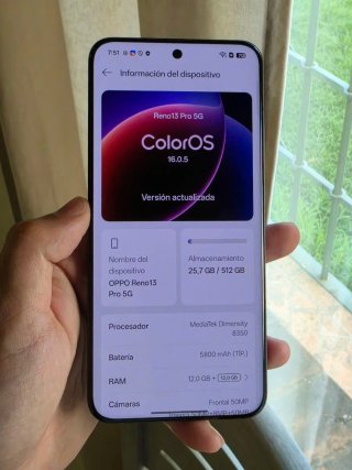 Oppo Reno 13 Pro 5G 512GB Negro como nuevo