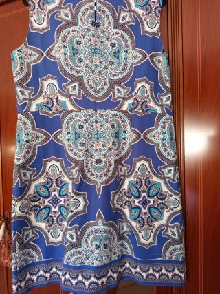 Vestido ANTEA elegante estampado