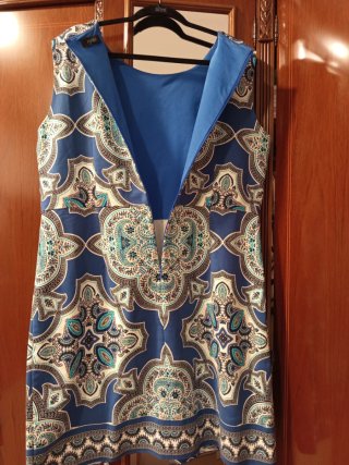 Vestido ANTEA elegante estampado