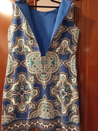 Vestido ANTEA elegante estampado